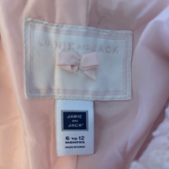 Janie and Jack beautiful pink coat 6 - 12 months - Picture 2 of 2